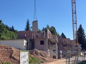 Baustellenfortschritt Projekt TIMEOUT mit FLAIR am Semmering - KW 32